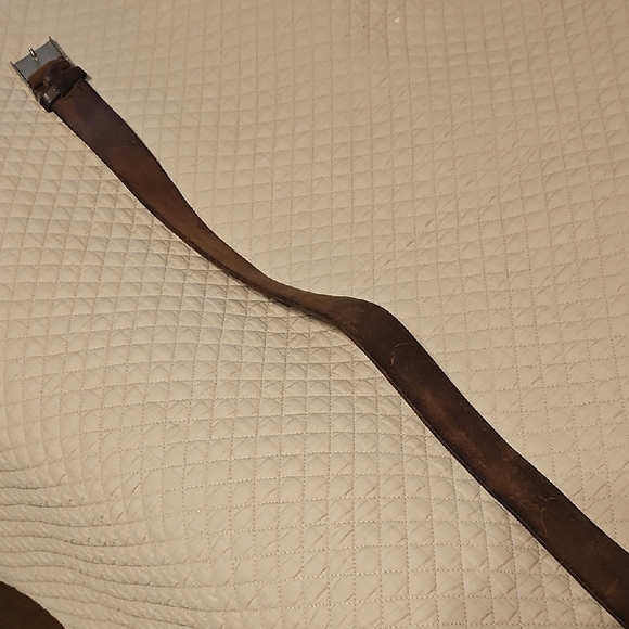 Abercrombie & Fitch Brown Leather Belt - Picture 8 of 12